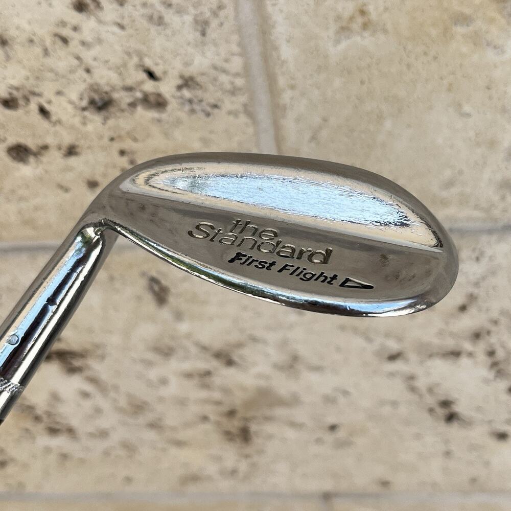 Left Hand First Flight The Standard Golf Club Sand Wedge Steel Shaf 35.5" Fair" - Picture 5 of 10